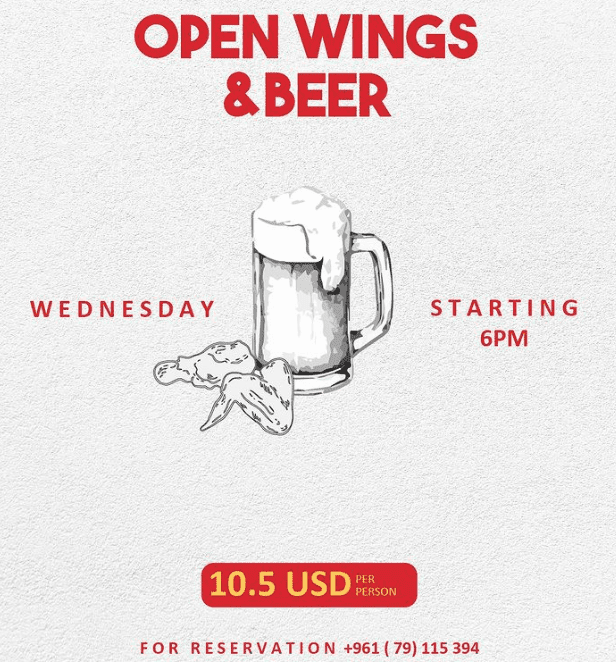 Open Wings & Beer at MIDNIGHT MUNCHIES, event post image