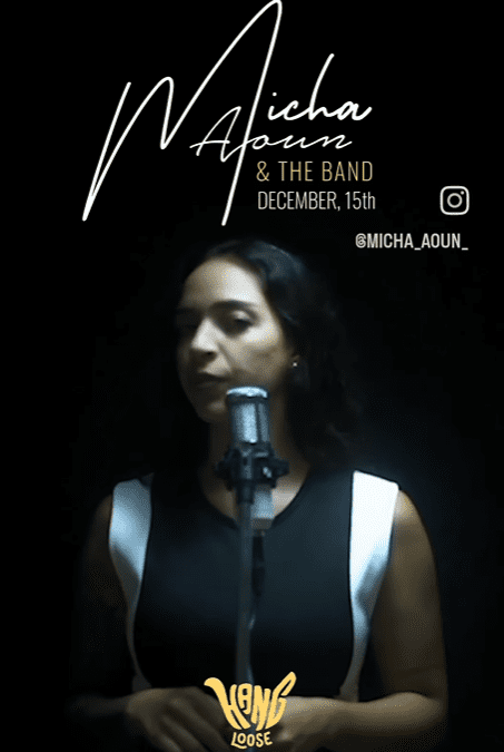 Micha and the band at Hangloose