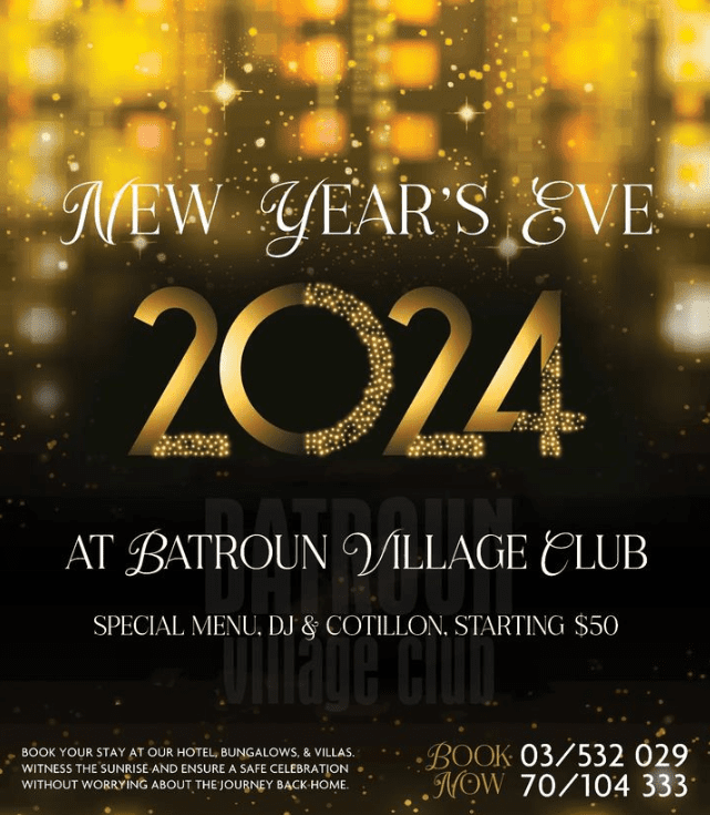 New Year's Eve at Batroun Village Club