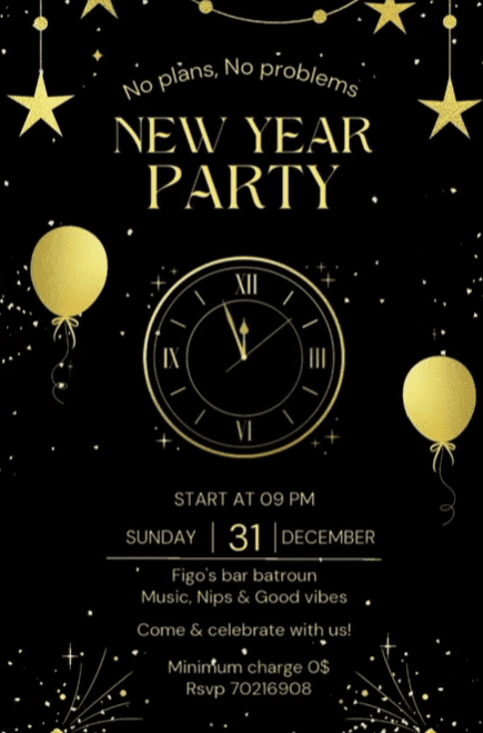 New Year's Eve at Figo's