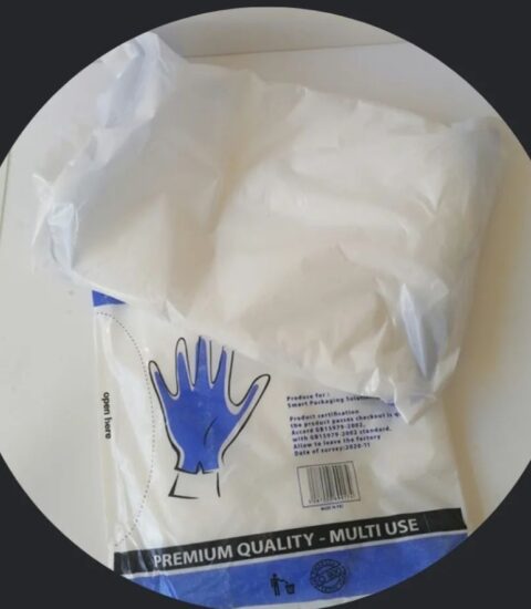 Chlela shop, image of latex hand gloves bag
