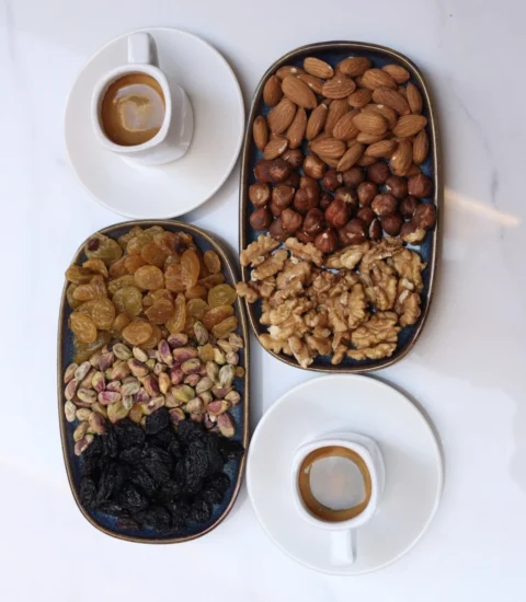 sweeteria, coffee and nuts