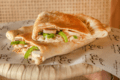 Furn Merchak, image of Labneh manouche with vegetables