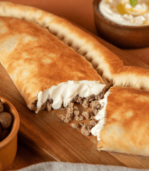 Furn Merchak, image of Labneh and Korma manouche