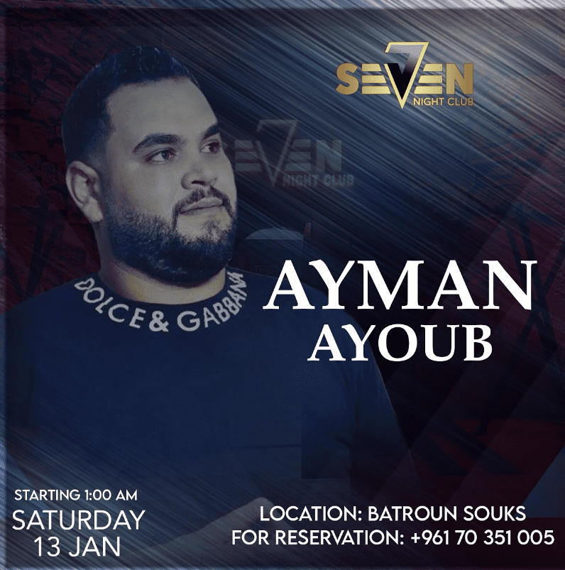 Ayman Ayoub at Seven Night Club