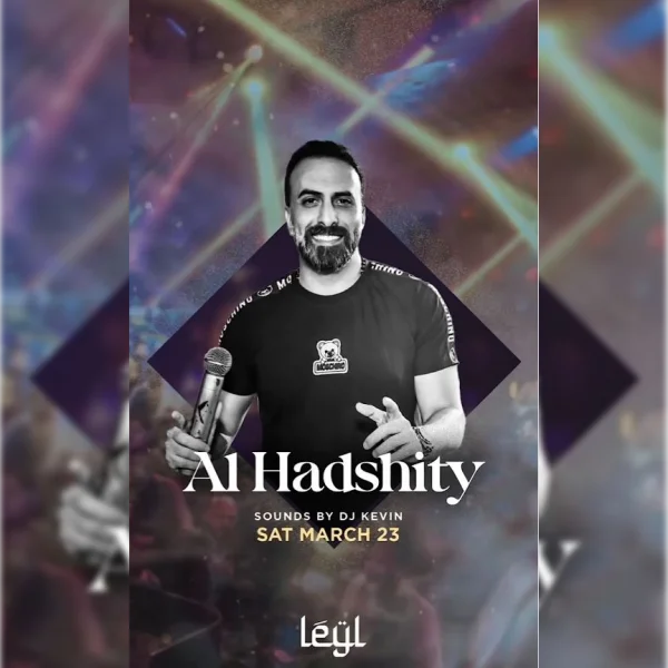 Al Hadshity March 23 at Leyl, event post