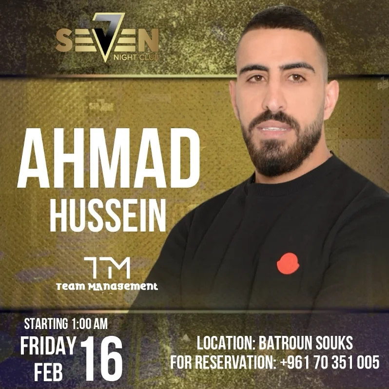 Ahmad Hussein at Seven Night Club