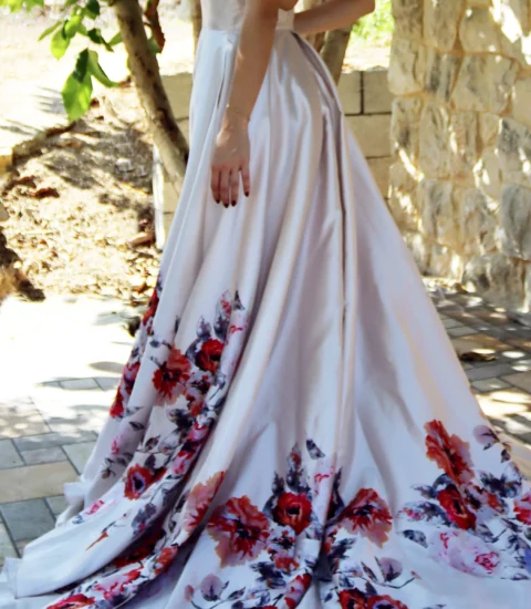 MAK Couture white dress