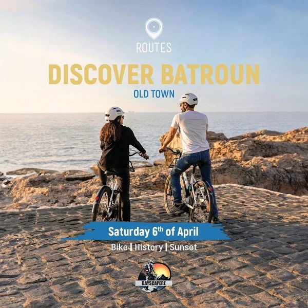 Discover Batroun Old Town Routes and Dayscaperz April 6th, event post
