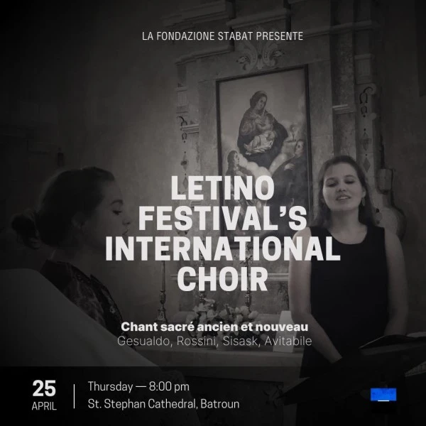 Letino Festival's International Choir April 25, event post