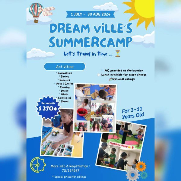 July 1st Summer Camp DreamVille