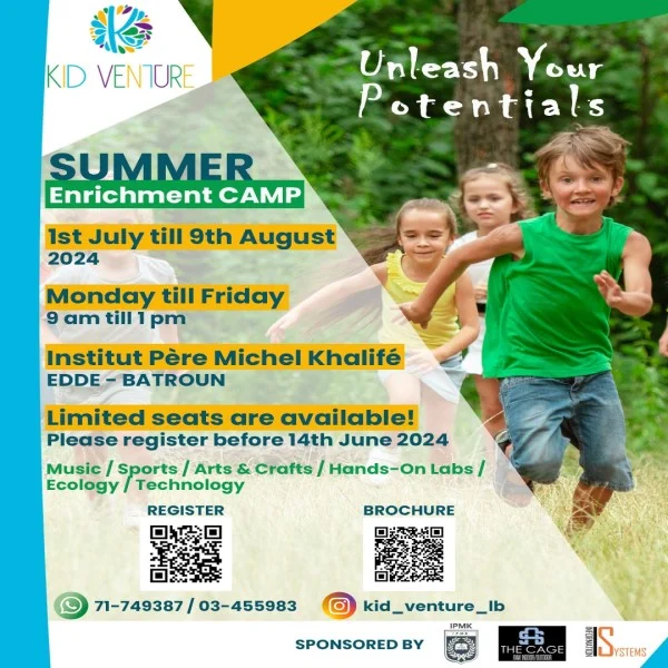 July 1st event Summer Camp Batroun, event post