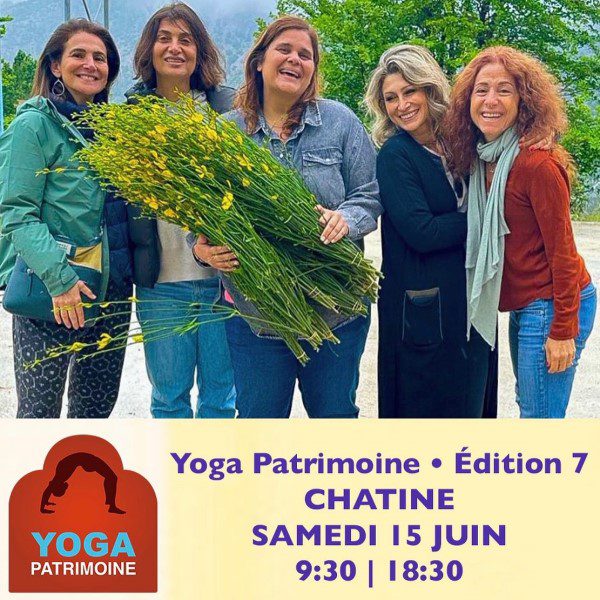 June 15 event yoga patrimoine