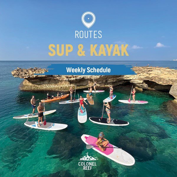 SUP weekly Routes at Colonel Reef Batroun