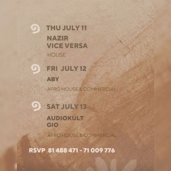 Events for 11 12 13 at Ile Beach Bar