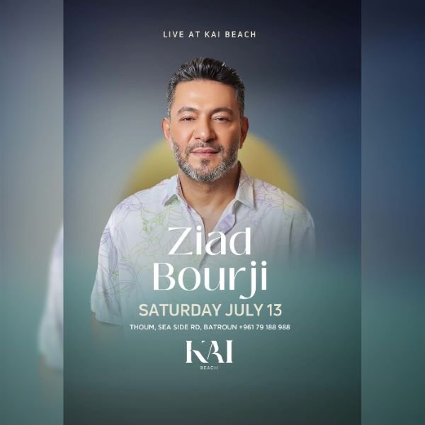 July 13 Event Ziad Bourgi Live at Kai Beach