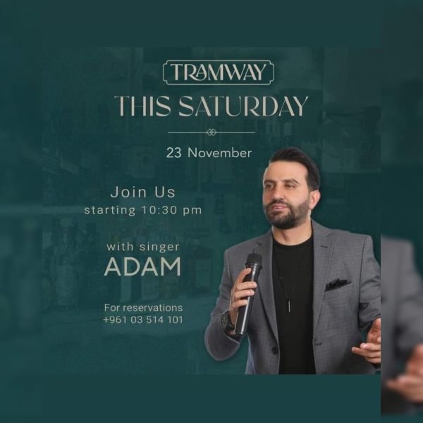 November 23 Event Adam live Performance at Tramway