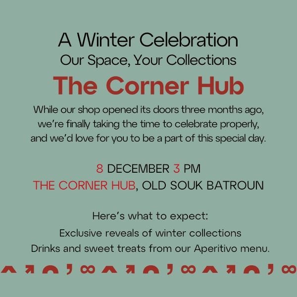 December 8 Event at The Corner Hub