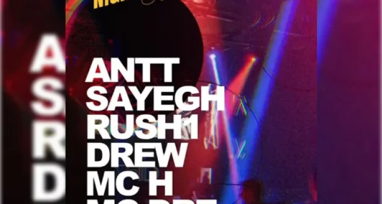Antt, Sayegh, Rush, Drew, MC H, MC DRE at Void March 30, event post