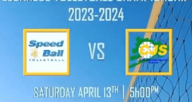 Lebanese VolleyBall Championship CJS vs Speed Ball