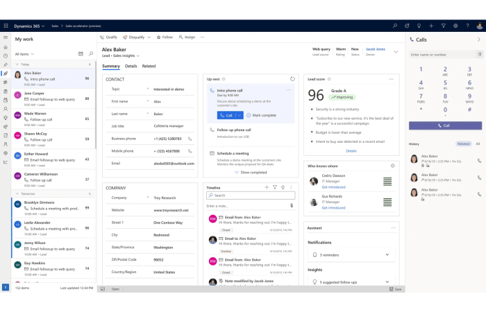 Dynamic Objects, image of dynamics 365 tenant