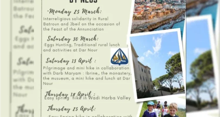 Experience Lebanon-Spring Calendar, event post