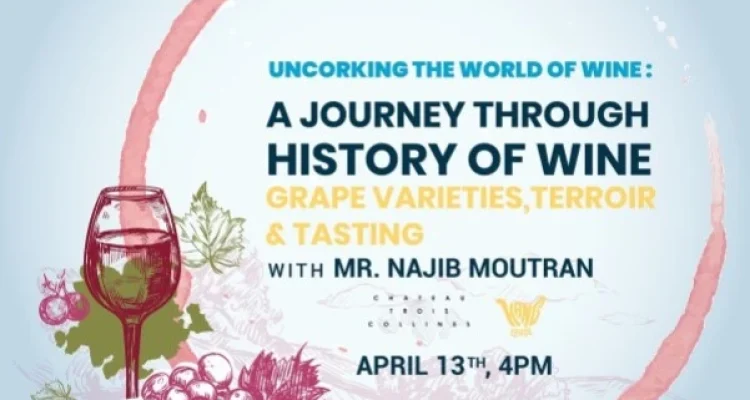 Journey Through History Of Wine April 13, event at Hangloose