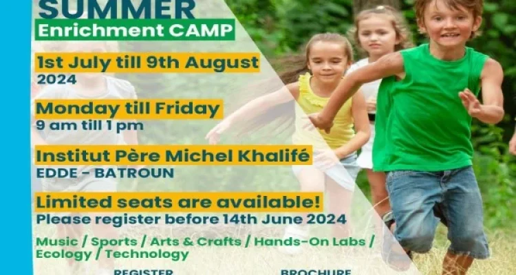 July 1st event Summer Camp Batroun, event post