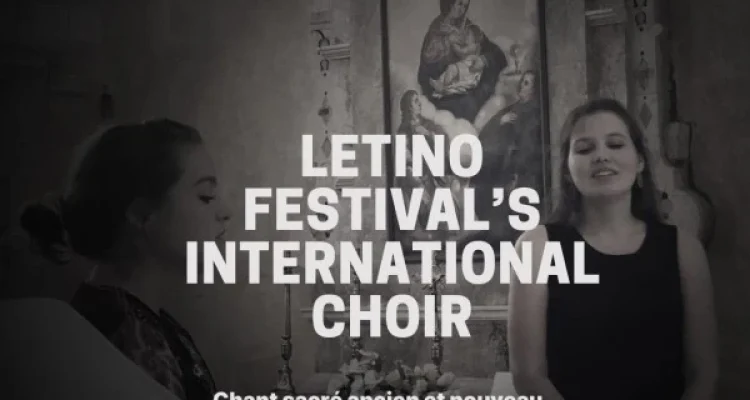 Letino Festival's International Choir April 25, event post