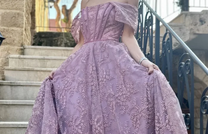 MAK Couture pink dress