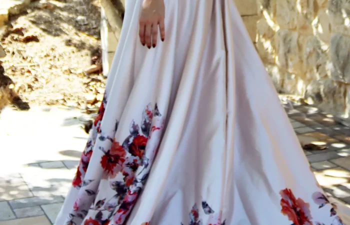 MAK Couture white dress