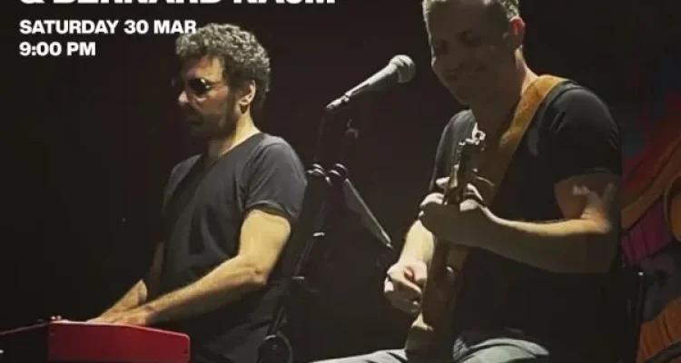 March 30 Nour Nimri & Bernard Najm, event post