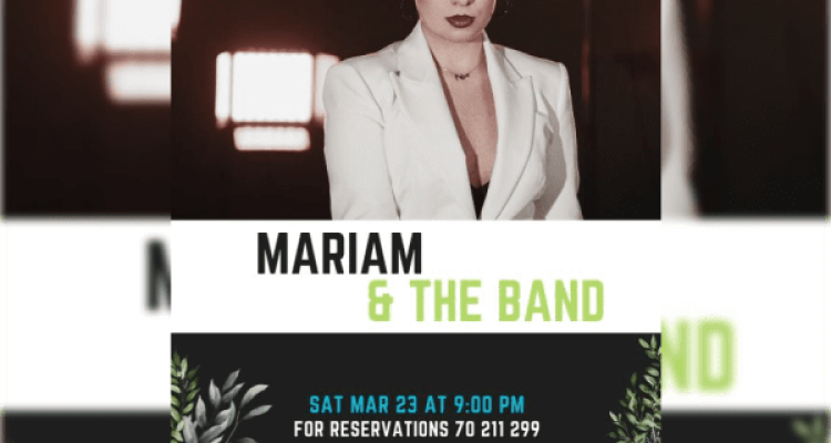 Mariam & The Band March 23 at Barrio67, event post