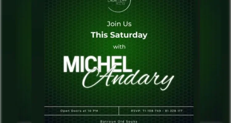 Michel Andary at Casa Bar March 16, event post