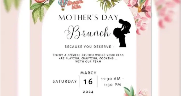 Mother's Day Brunch March 16, event post