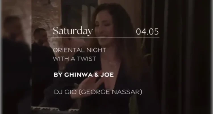 Oriental Night May 5 at Omnia Batroun