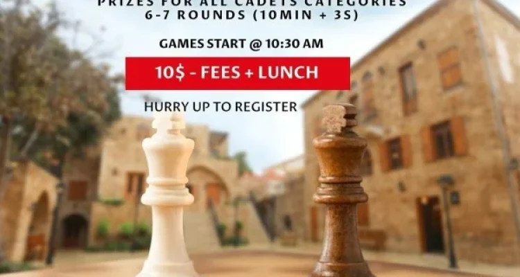 Rapid Chess Tournament May 12, event post