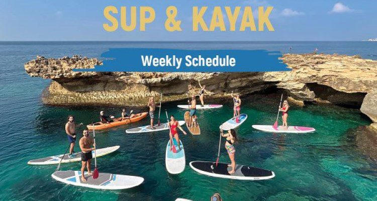 SUP weekly Routes at Colonel Reef Batroun