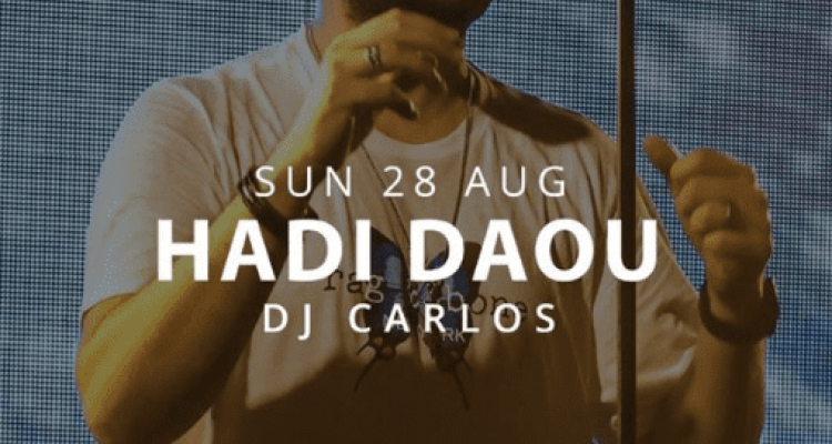Hadi Daou and DJ Carloss at OddRooftop