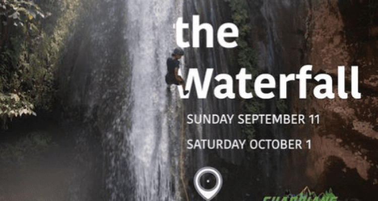 Into the Waterfall with Canyoning