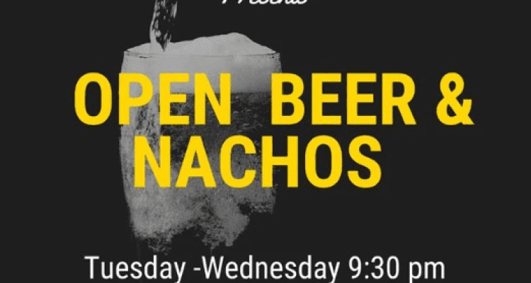 Open Beer and Nachos at Madame Figo