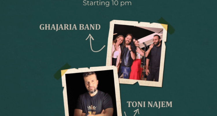 Ghajaria band & Toni Najem at Tramway Batroun