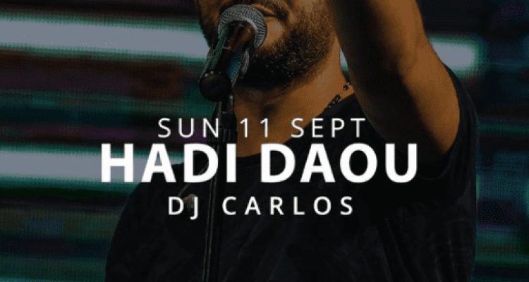 Hadi Daou and DJ Carlos at ODD Rooftop