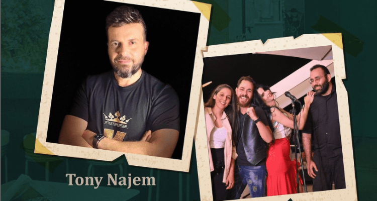 Ghajaria band and Toni Najem at Tramway Batroun
