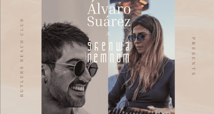 Ghenwa Nemnom and Alvaro Suarez at Butlers Beach Club