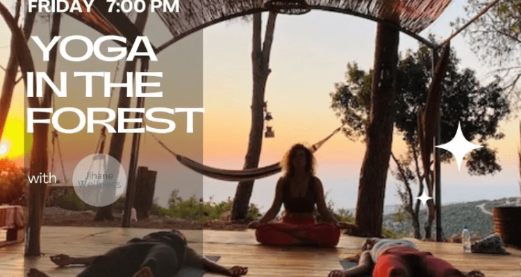 Yoga in The Forest with Jihane Nasrallah at SnawBar