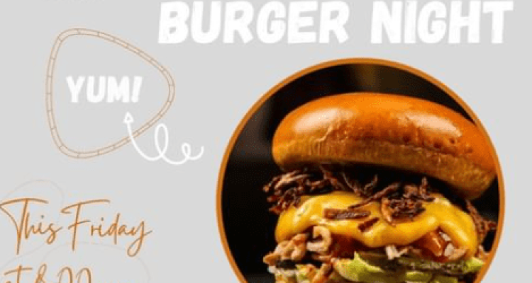 Burger Night at Pine Straw Douma