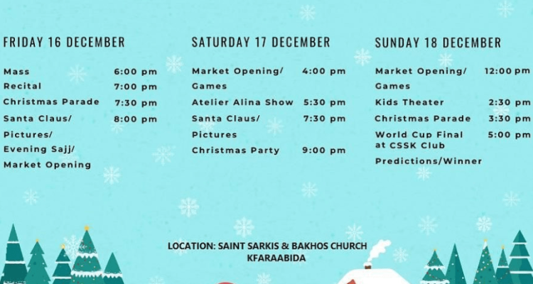 Christmas Market at Kfaraabida