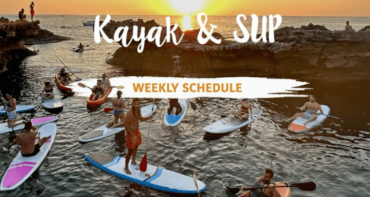 Sup & Kayak Routes Schedule