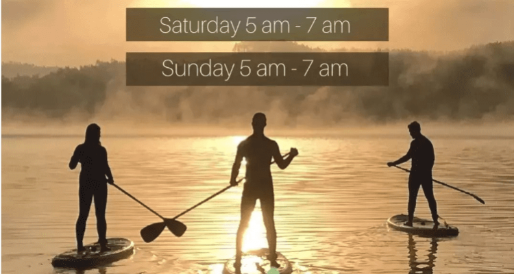Sunrise Stand Up Paddle